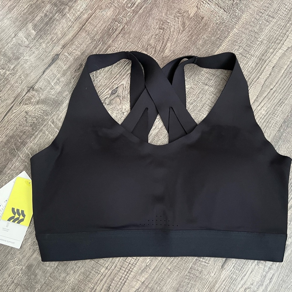 Brand new w/ tags Super sexy black strappy Sports bra